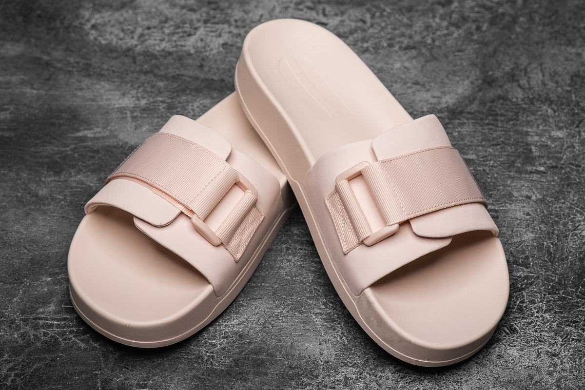 Nobull Adjustable Women's Slides Pink | Australia (PW6927)
